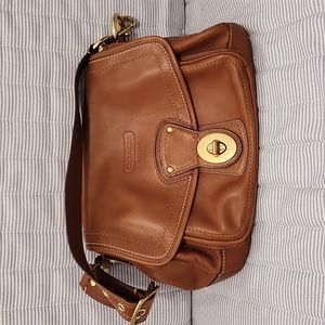 Genuine leather Coach Ali 65th Anniversary Legacy shoulder bag